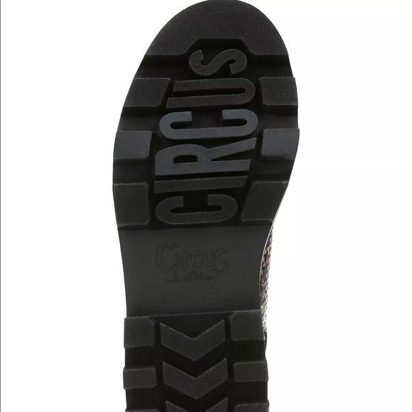 Circus by Sam Edelman Hiker Boot Multi Snake Driftwood print NWT - Picture 3 of 6